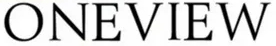 One View Logo